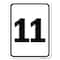 Signmission Sign with Number 11 Heavy-Gauge Aluminum Rust Proof Parking Sign A-1824-22911 - alternate 1